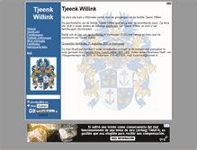 Tablet Screenshot of familie.tjeenkwillink.eu